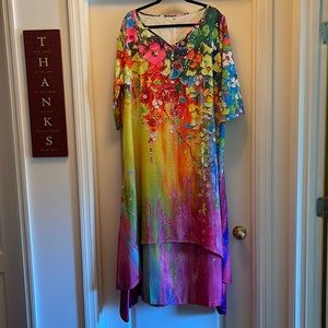 Multicolored Dress XXL